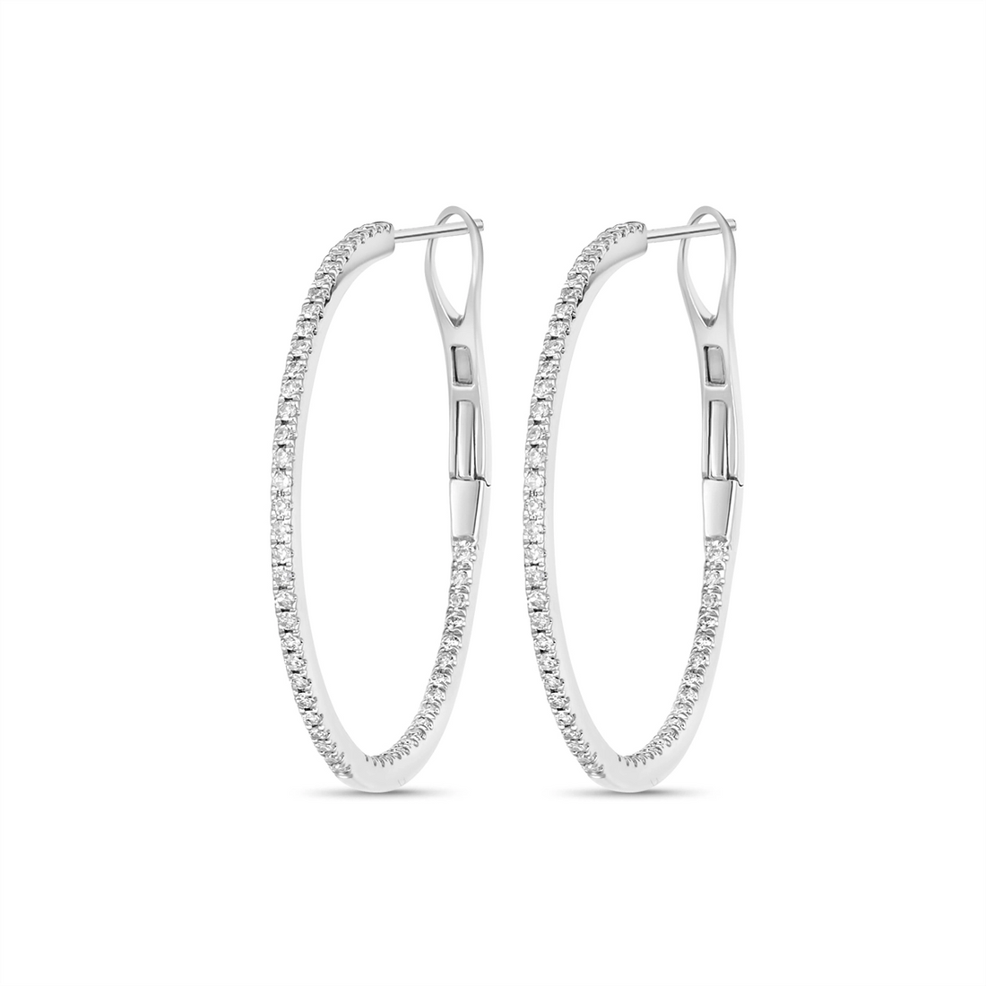 Earrings Earrings in White Gold containing Diamond 412430