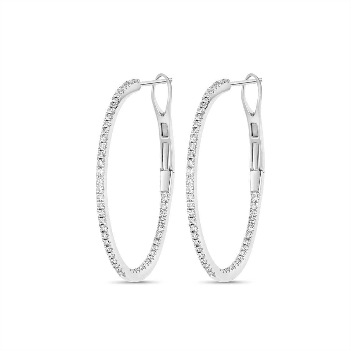Earrings Earrings in White Gold containing Diamond 412430