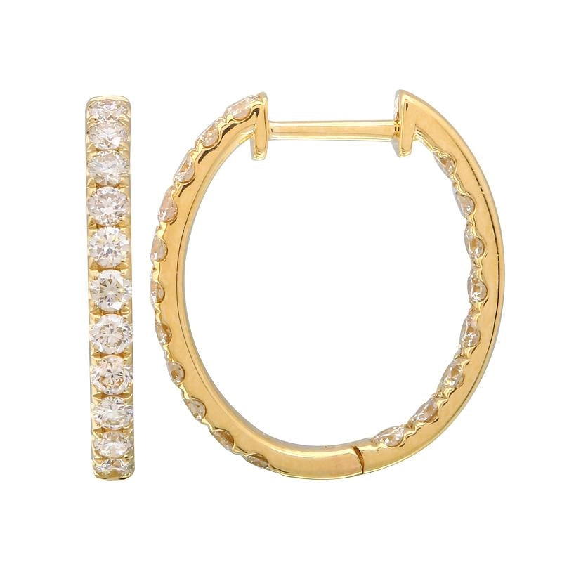 Earrings Earrings in Yellow Gold containing Diamond 412441