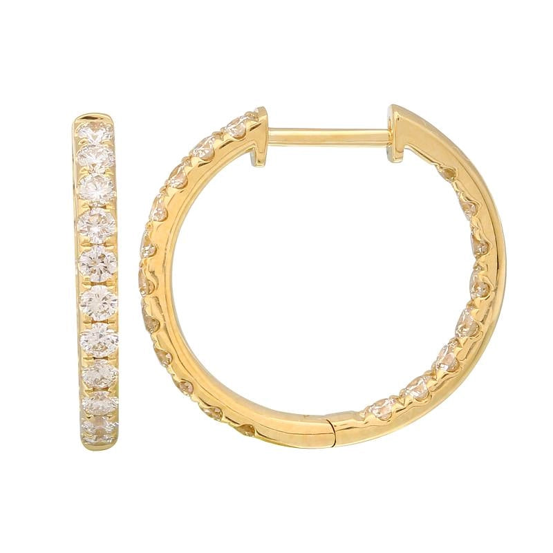 Earrings Earrings in Yellow Gold containing Diamond 412443
