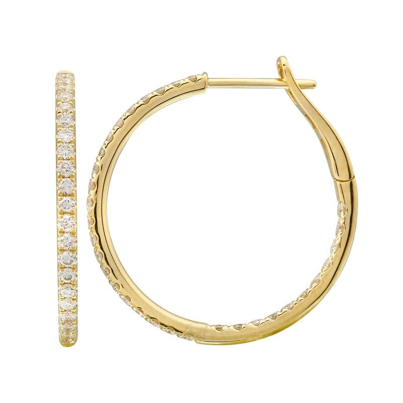 Earrings Earrings in Yellow Gold containing Diamond 412444