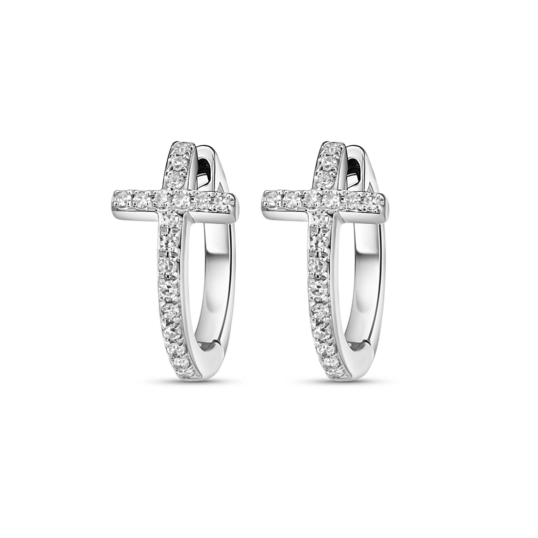 Earrings Earrings in White Gold containing Diamond 412454