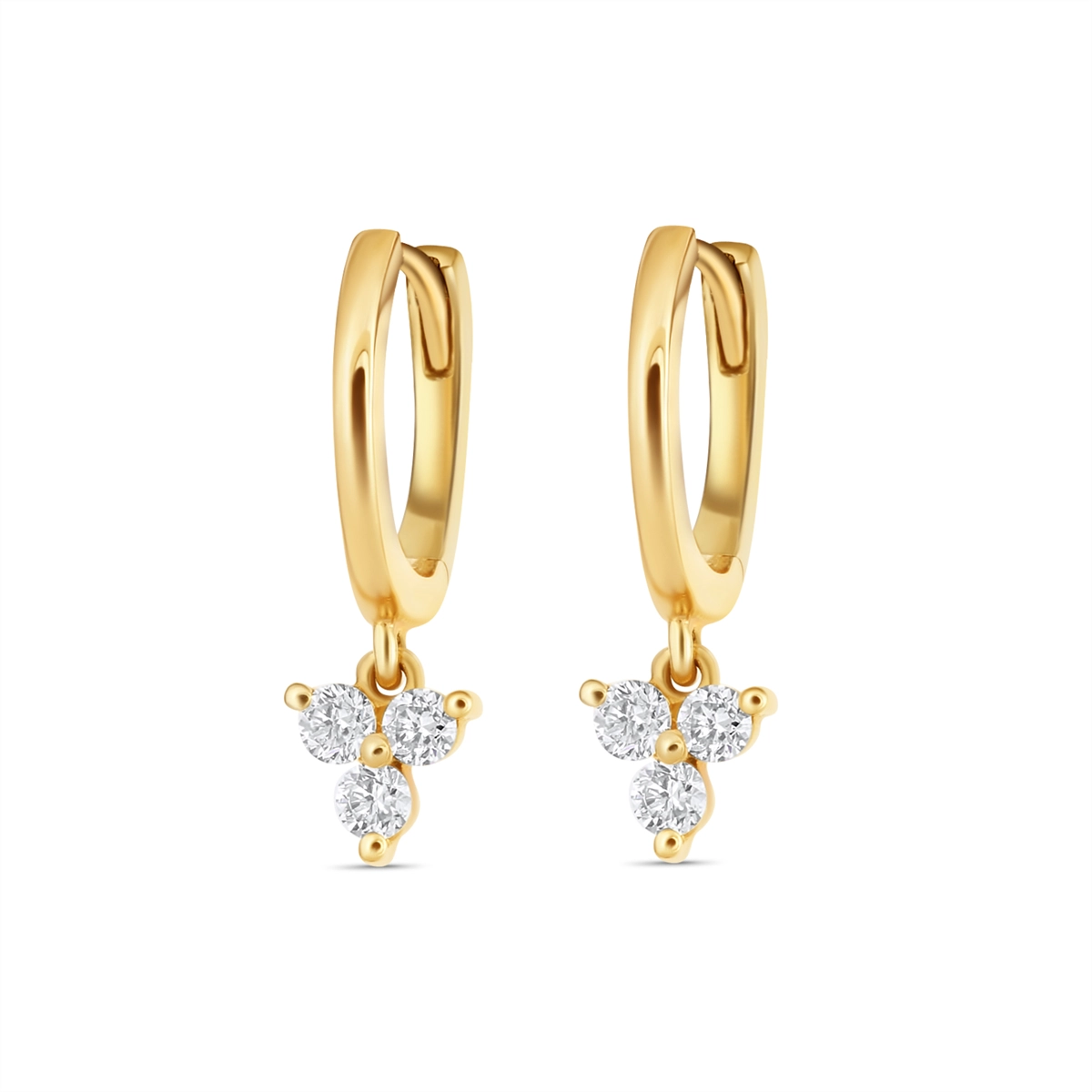 Earrings Earrings in Yellow Gold containing Diamond 412455