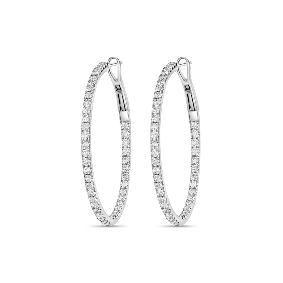 Earrings Earrings in White Gold containing Diamond 412469