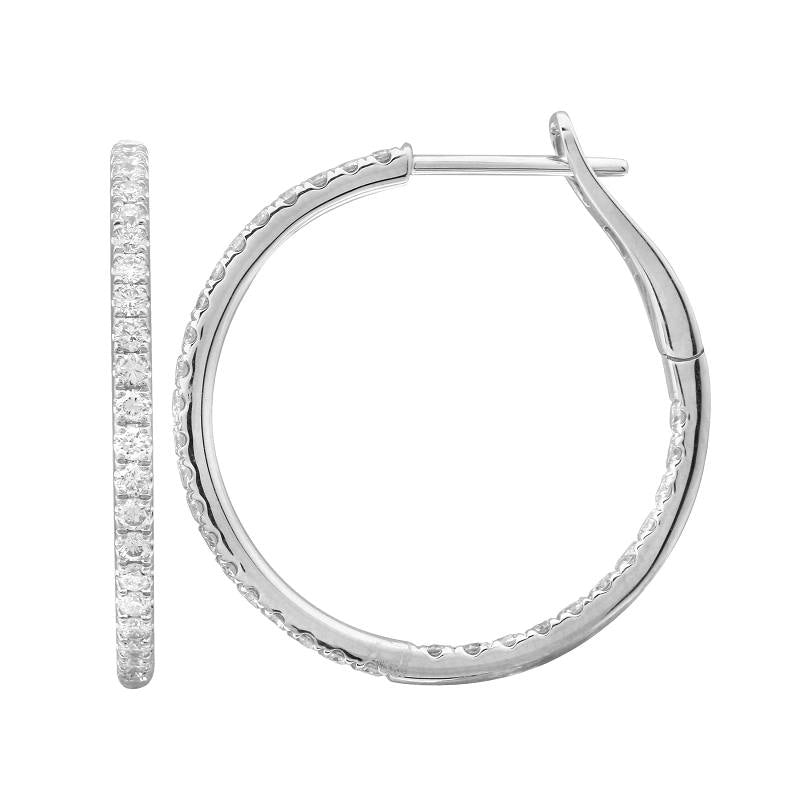 Earrings Earrings in White Gold containing Diamond 412471