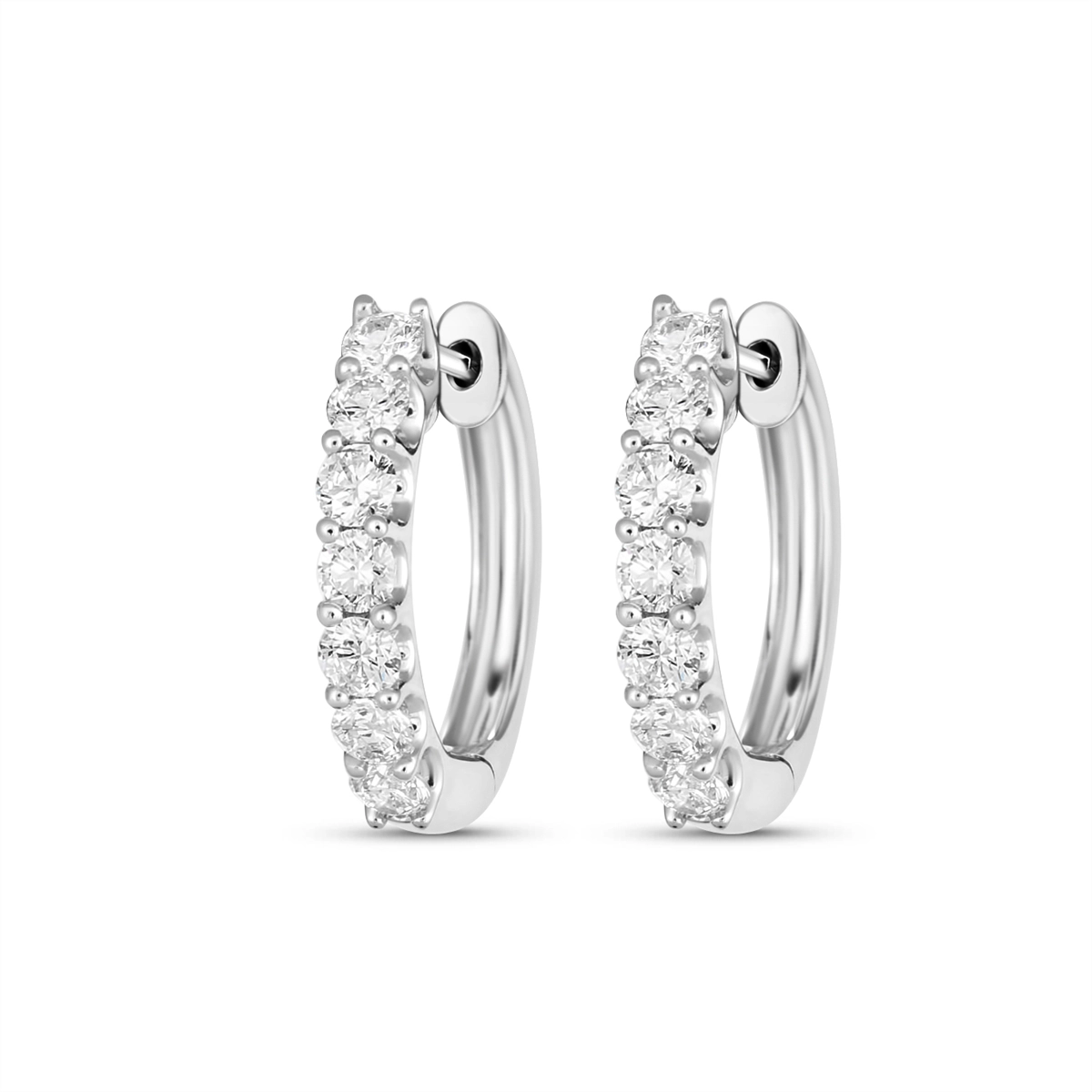 Earrings Earrings in White Gold containing Diamond 412478