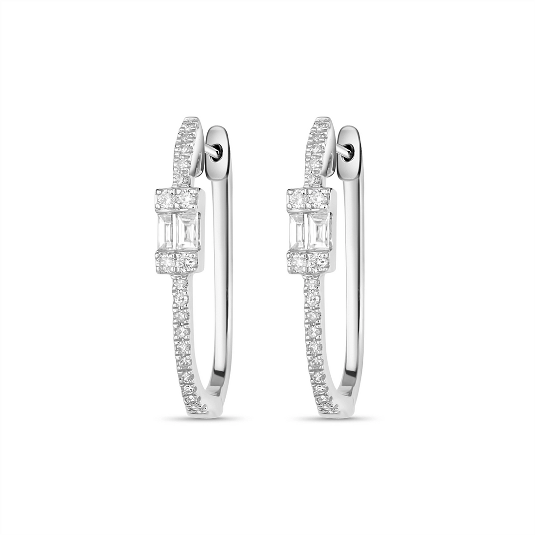 Earrings Earrings in White Gold containing Diamond 412485