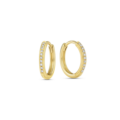 Earrings Earrings in Yellow Gold containing Diamond 412514