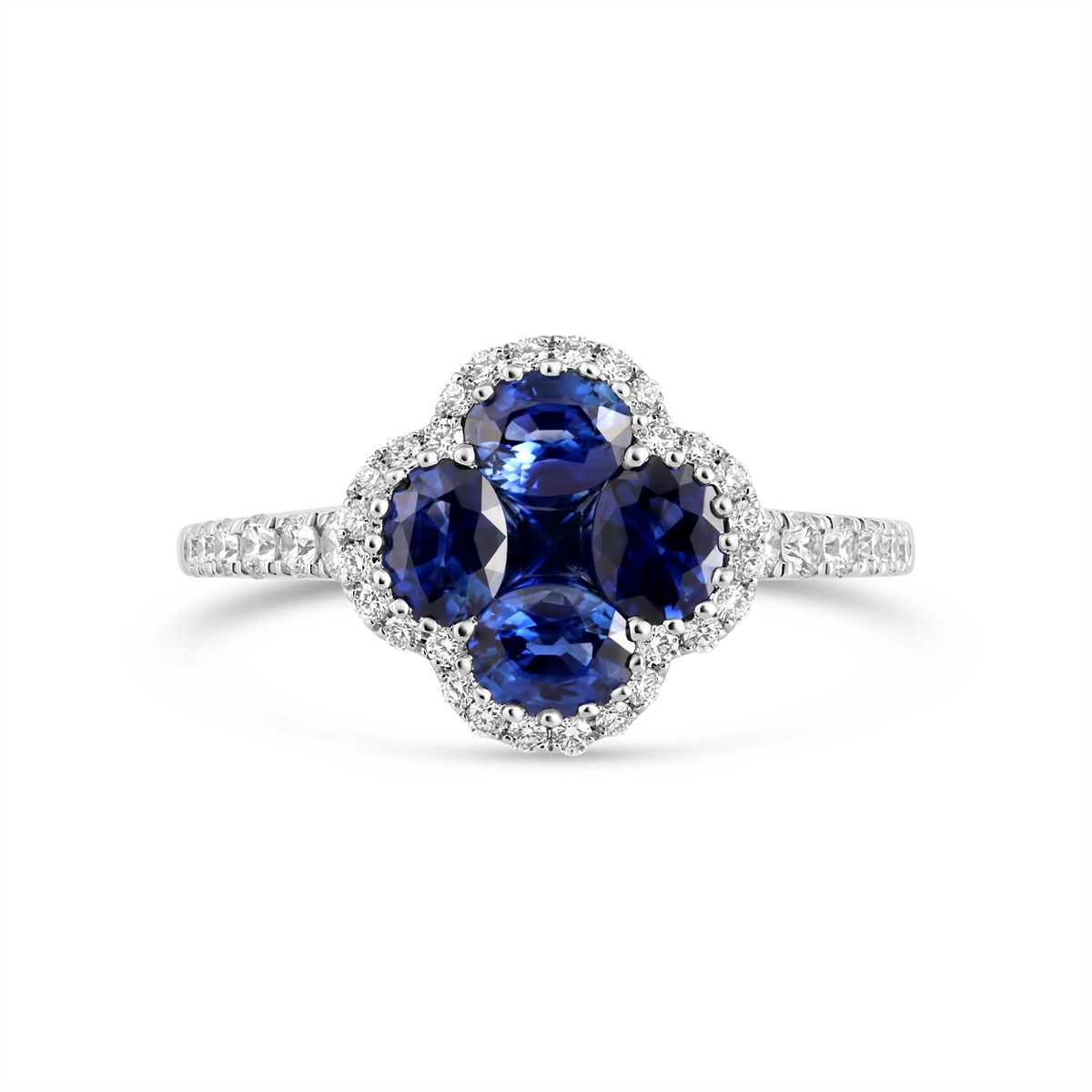 Rings Rings in White Gold containing Multi-gemstone, Diamond, Sapphire 412547