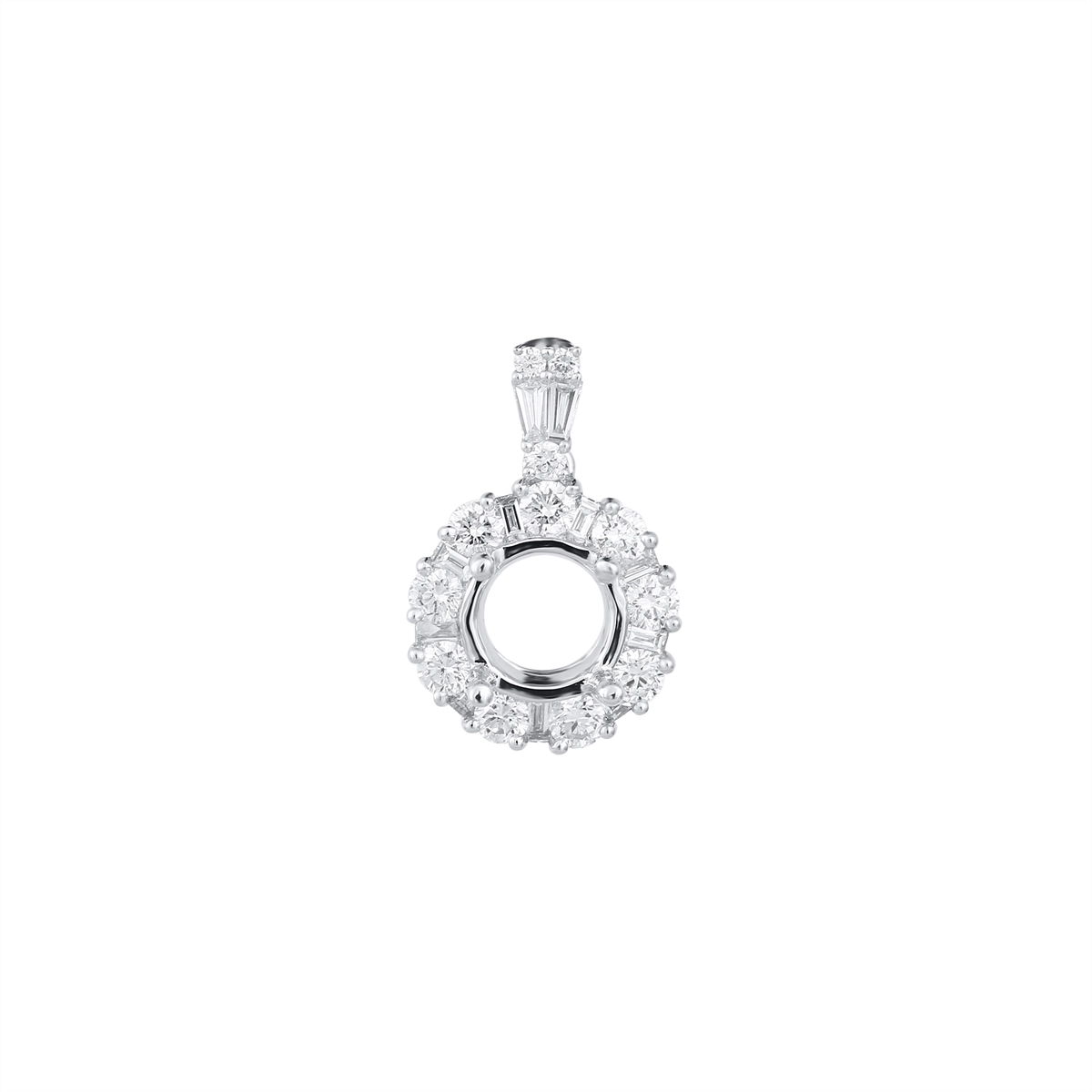 Pendants Pendants in White Gold containing Diamond 412587