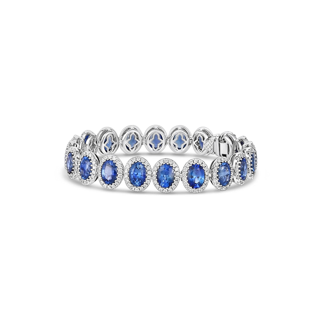 Bracelets Bracelets in White Gold containing Multi-gemstone, Diamond, Sapphire 412617