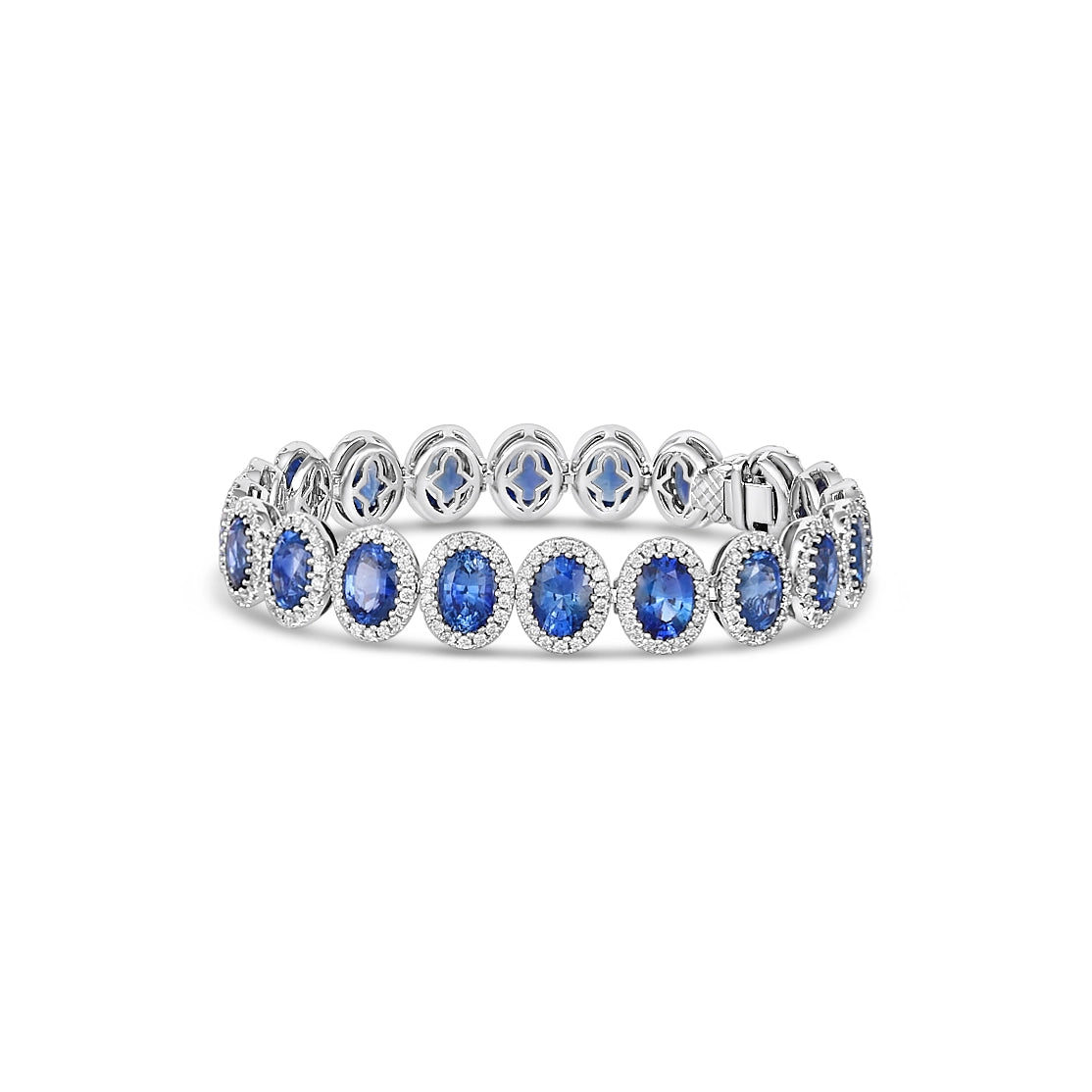 Bracelets Bracelets in White Gold containing Multi-gemstone, Diamond, Sapphire 412617
