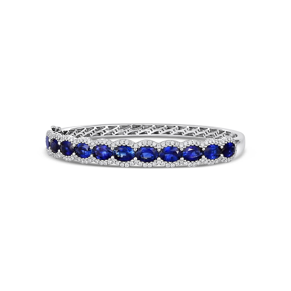 Bracelets Bracelets in White Gold containing Multi-gemstone, Diamond, Sapphire 412620