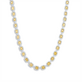 Necklaces Necklaces in White Gold containing Multi-gemstone, Diamond 412631