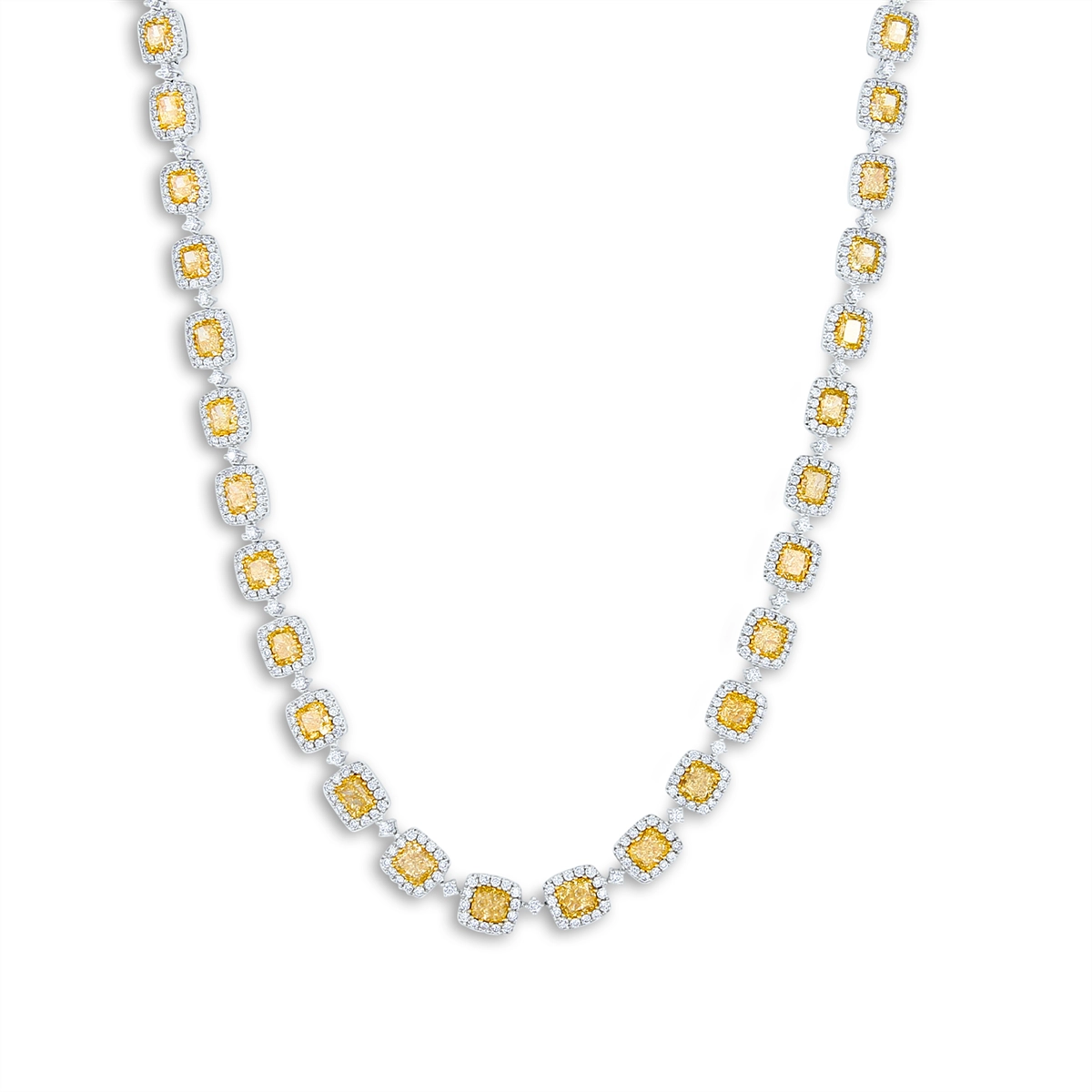 Necklaces Necklaces in White Gold containing Multi-gemstone, Diamond 412631