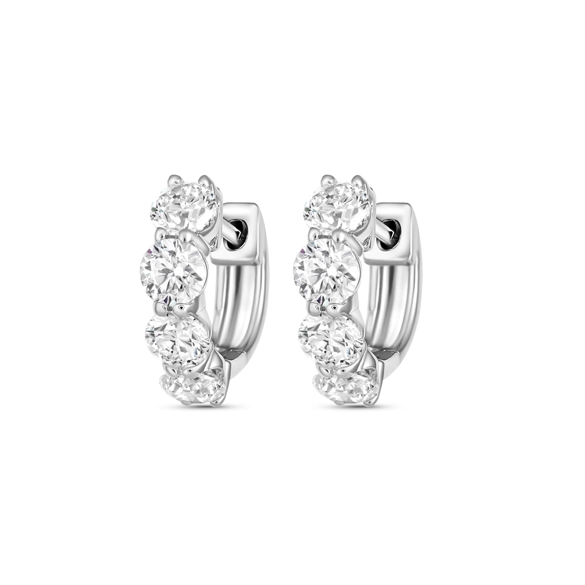 Earrings Earrings in White Gold containing Diamond 412672