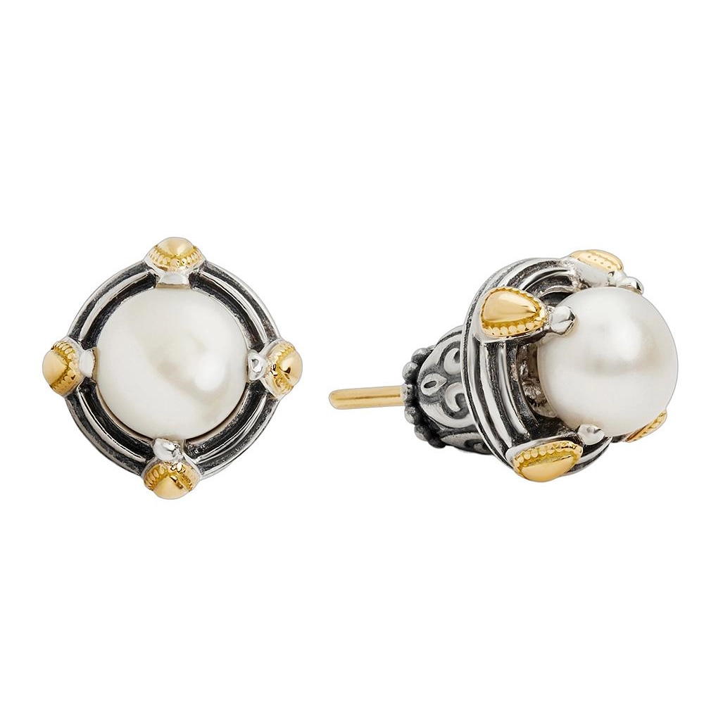 Konstantino Earrings in Mixed Metals containing Pearl SKMK3208-122