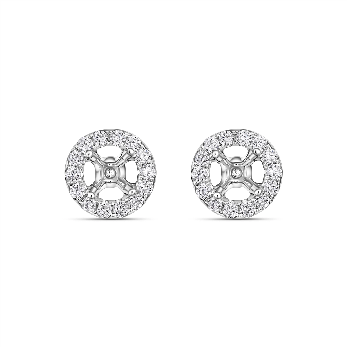 Earrings Earrings in White Gold containing Diamond 413088