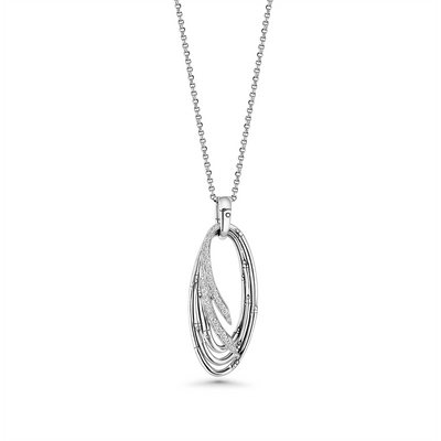 John Hardy Necklaces in Silver containing Diamond NBP500682DIX32-34