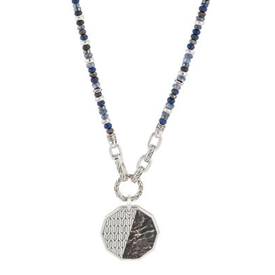 csv_image John Hardy Necklace in Silver containing Lapis, Other, Multi-gemstone NMS900606PYLPZKNX26