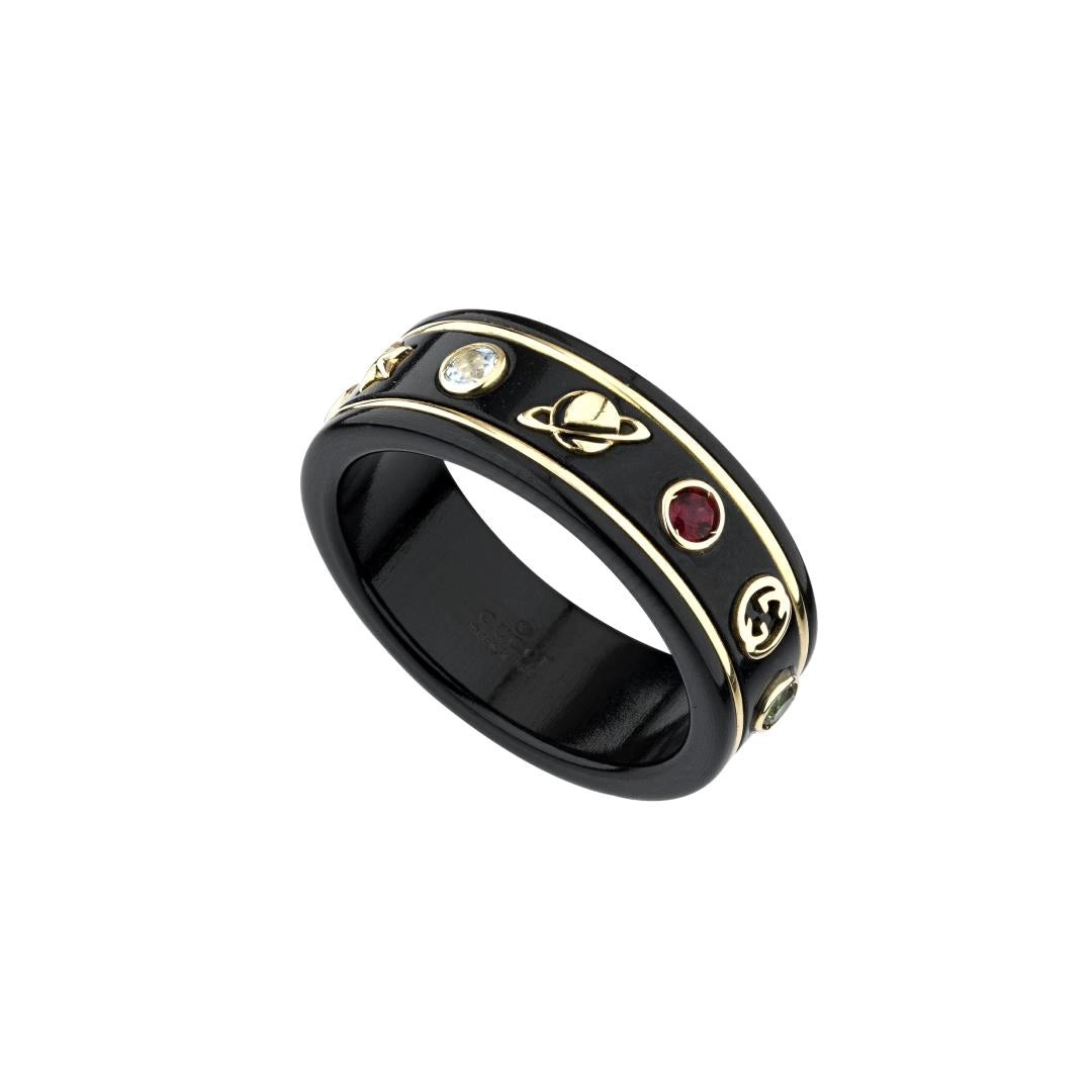 Gucci Rings in Yellow Gold containing Other, Multi-gemstone YBC527095002015
