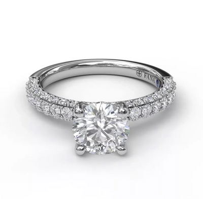 csv_image Fana Engagement Ring in White Gold containing Diamond S3034/WG