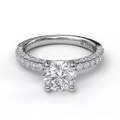 Fana Engagement Rings in White Gold containing Diamond S3034/WG