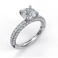 Fana Engagement Rings in White Gold containing Diamond S3034/WG