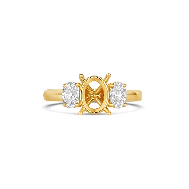 Engagement Collections Engagement Rings in Yellow Gold containing Diamond 413843
