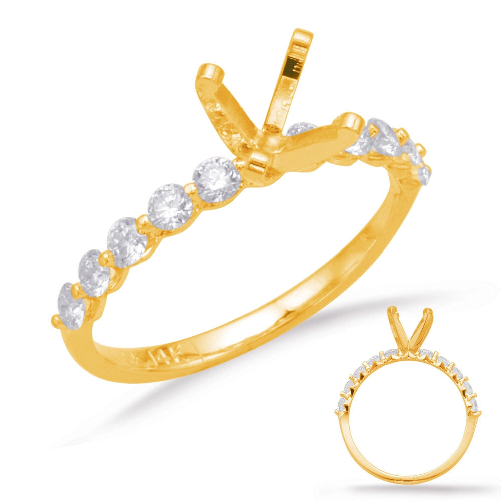 Engagement Collections Engagement Rings in Yellow Gold containing Diamond 413869