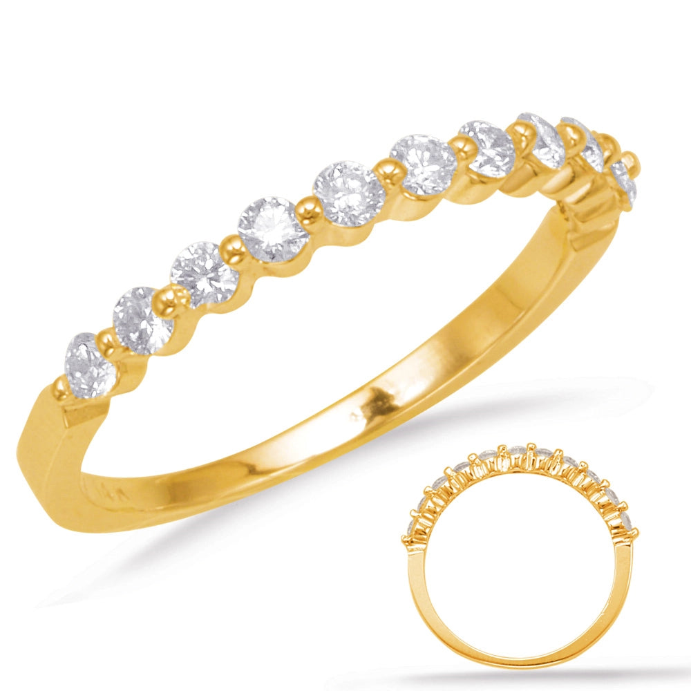 Wedding Bands Wedding Rings in Yellow Gold containing Diamond 413872