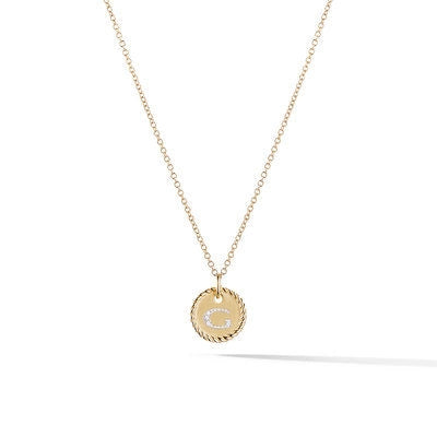 David Yurman Pendants in Yellow Gold containing Diamond D0879288ADIG