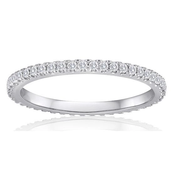Wedding Bands Wedding Rings in White Gold containing Diamond 82226D-4W-1/3