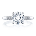 Tacori Engagement Rings in White Gold containing Diamond HT 2582 RD 7 W