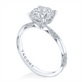 Tacori Engagement Rings in White Gold containing Diamond HT 2582 RD 7 W