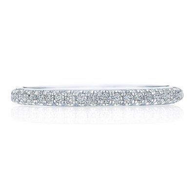 Tacori Wedding Rings in White Gold containing Diamond HT 2581 B 1/2 W