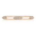 Tacori Wedding Rings in Rose Gold containing Diamond HT 2582 B 1/2 PK