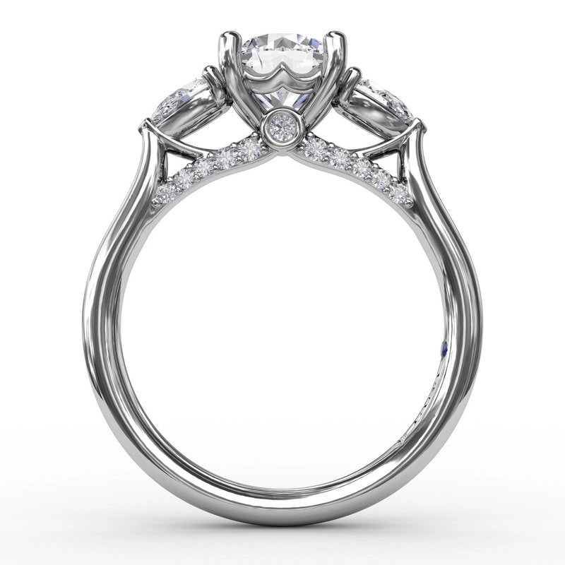 Fana Engagement Rings in White Gold containing Diamond S3224-CUSTOM