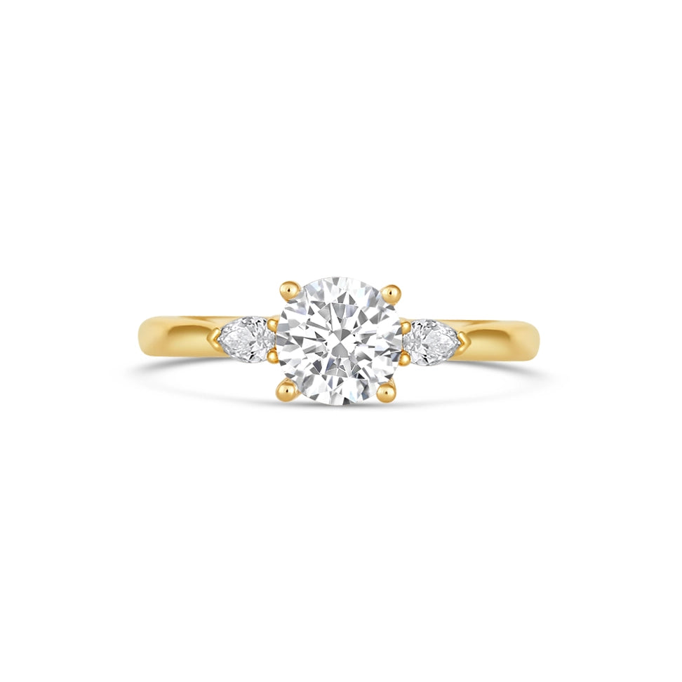 A. Jaffe Engagement Rings in Mixed Metals containing Diamond MECRD2616/115-14YW