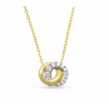 Frederic Sage Necklaces in Mixed Metals containing Diamond P3400-4-YCYW