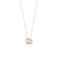 Frederic Sage Necklaces in Mixed Metals containing Diamond P3400-4-YCYW