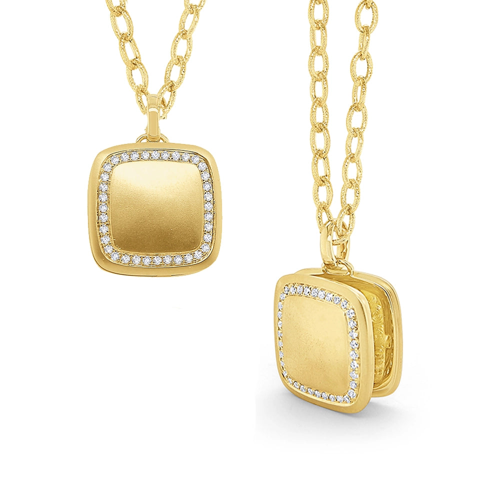 Necklaces Necklaces in Yellow Gold containing Diamond 414646