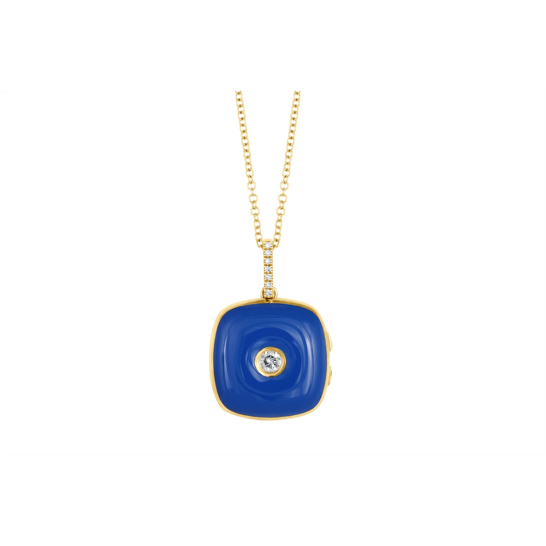 Necklaces Necklaces in Yellow Gold containing Other, Multi-gemstone, Diamond 414902