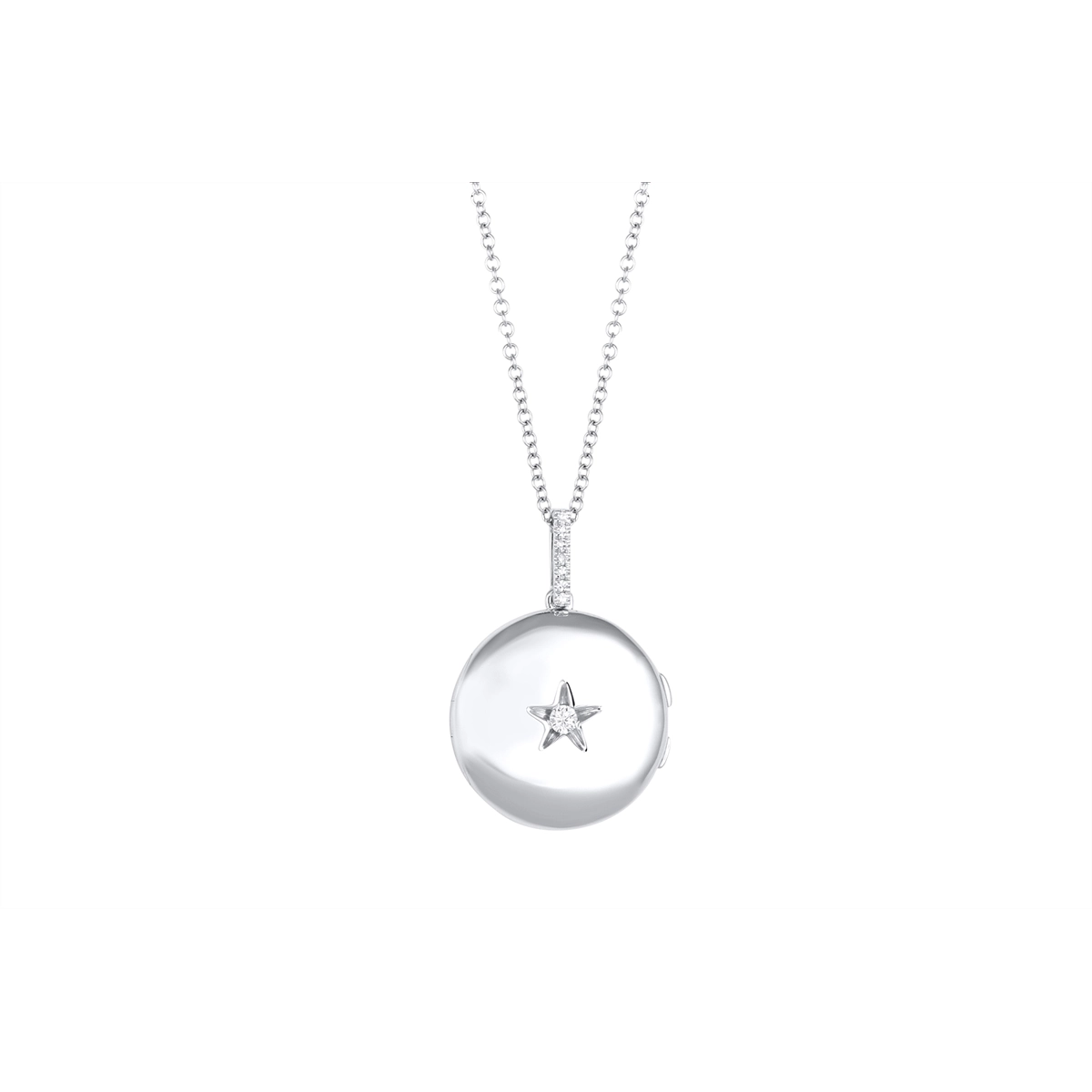 Necklaces Necklaces in White Gold containing Diamond 414908
