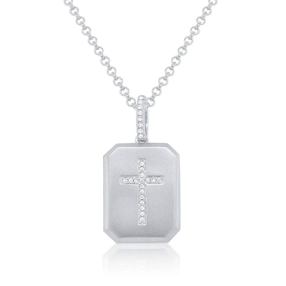 Necklaces Necklaces in White Gold containing Diamond 414911