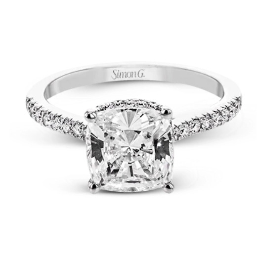 Simon G Engagement Rings in White Gold containing Diamond LR3031