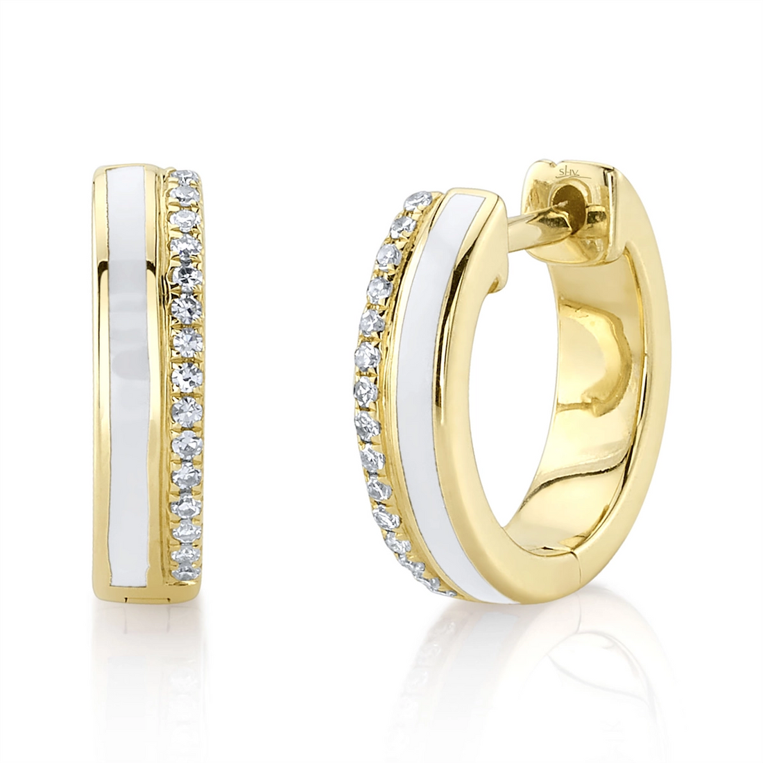 Earrings Earrings in Yellow Gold containing Other, Multi-gemstone, Diamond 414962
