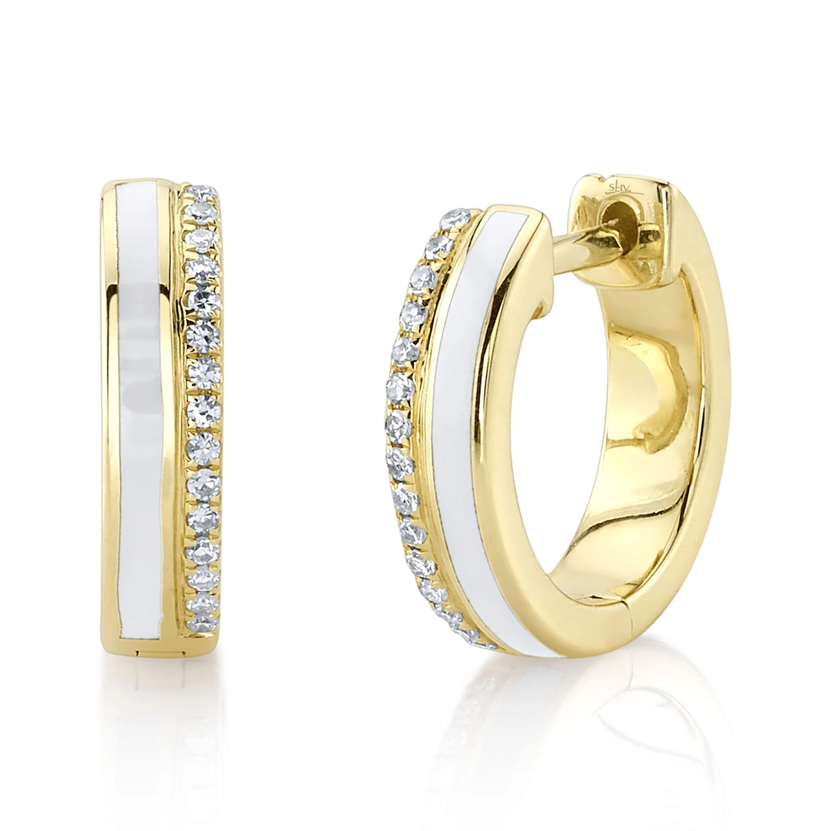 Earrings Earrings in Yellow Gold containing Other, Multi-gemstone, Diamond 414962