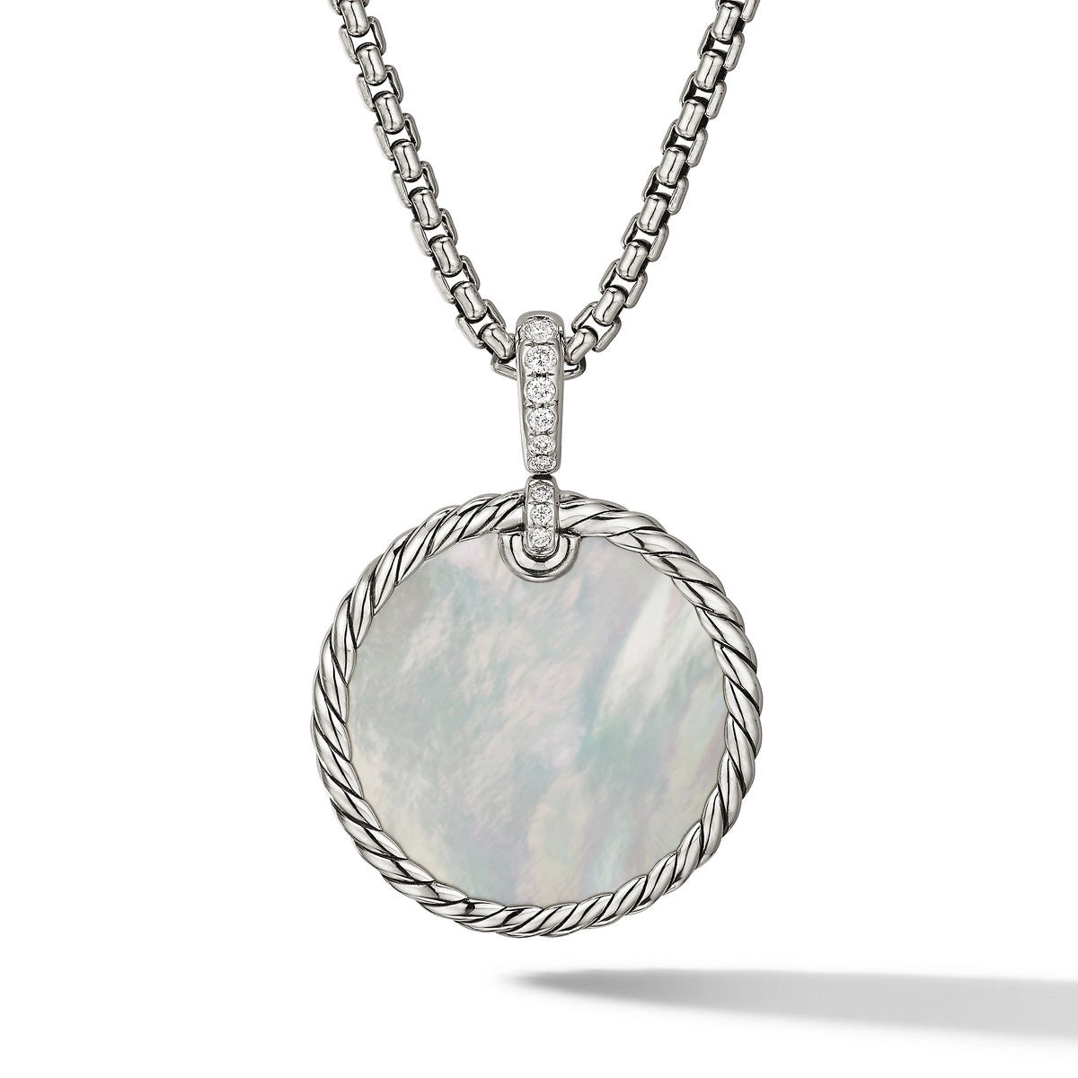 David Yurman Pendants in Silver containing Mother of pearl, Multi-gemstone, Diamond, Turquoise D17020DSSDXODI