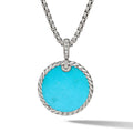 David Yurman Pendants in Silver containing Mother of pearl, Multi-gemstone, Diamond, Turquoise D17020DSSDXODI